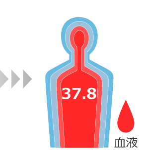 59分：深部体温 37.8℃