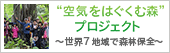 「空気をはぐくむ森」プロジェクト 　〜世界７地域で森林保全〜