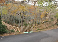 総延長234メートルの防鹿柵が完成しました