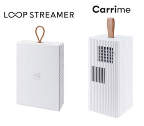 コードレス脱臭機『LOOP STREAMER』、ポータブルエアコン『Carrime』新