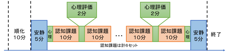 図2:試験のプロトコル